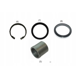 A set of seals for the travel cylinder of Linde forklifts