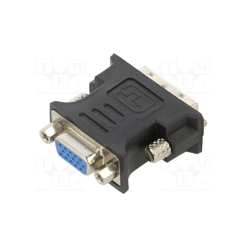 1 pcs x SAVIO - SAVKABELCL-25 - Adapter, DVI-D (24+1) plug,HDMI socket, black