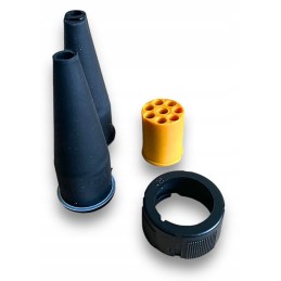 Bayonet 8pin connector plug, yellow left, multipoint v