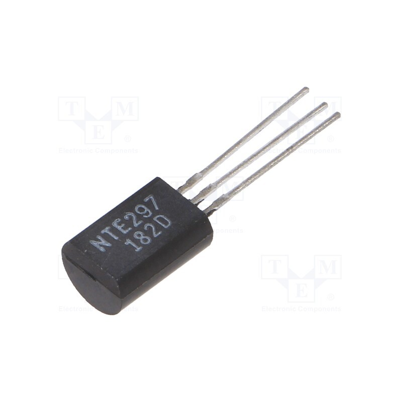 1 pcs x NTE Electronics - NTE297 - Transistor: NPN, bipolar, 80V, 0.5A, 1W, TO92