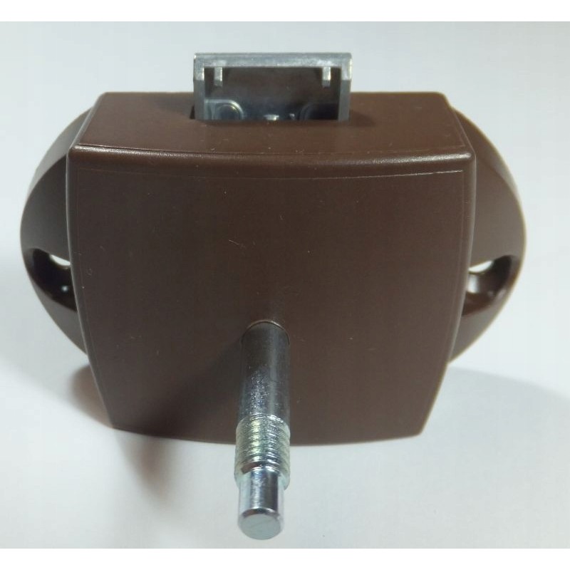 Double-sided push-in bathroom lock for a boat or a yacht