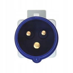 Adapter, CEE plug, 230v 16a socket