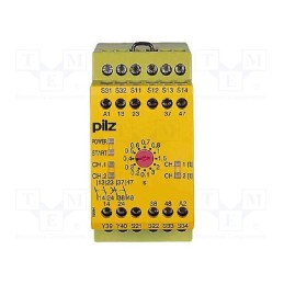 1 pcs x PILZ - 774502 - Module: safety relay, PNOZ XV2, 24VDC, OUT: 4, -10÷55°C, PNOZ X