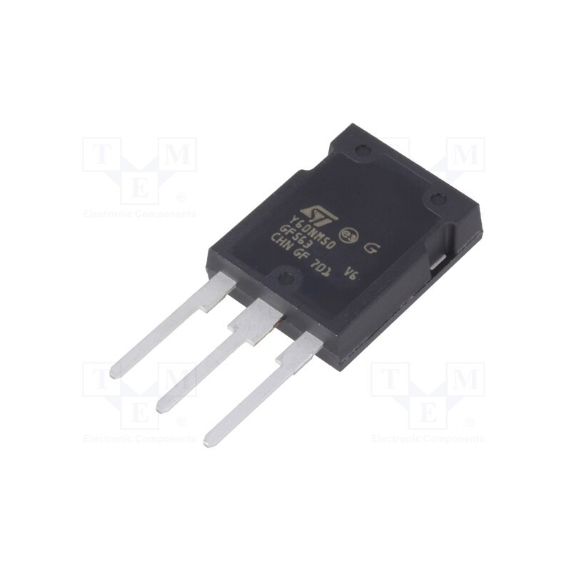 1 pcs x STMicroelectronics - STY60NM50 - Transistor: N-MOSFET, unipolar, 500V, 37.8A, 560W, MAX247