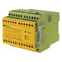 1 pcs x PILZ - 774709 - Module: safety relay, PNOZ X10, Usup: 24VDC, IN: 2, OUT: 10, -10÷55°C