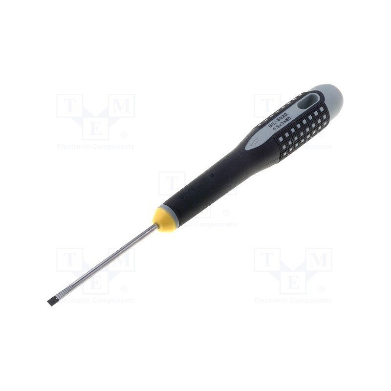 1 pcs x BAHCO - BE-8020 - Screwdriver, slot, 3,0x0,5mm, Blade length: 60mm