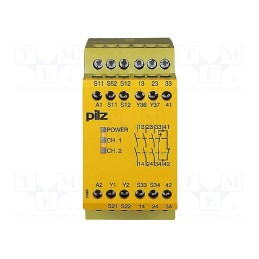 1 pcs x PILZ - 774730 - Module: safety relay, PNOZ X4, 24VDC, OUT: 4, -10÷55°C, PNOZ X