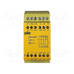 1 pcs x PILZ - 774738 - Module: safety relay, PNOZ X4, 230VAC, OUT: 4, -10÷55°C, PNOZ X