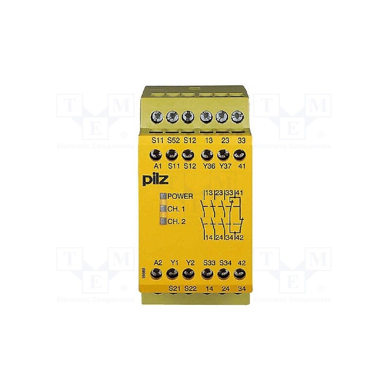1 pcs x PILZ - 774738 - Module: safety relay, PNOZ X4, 230VAC, OUT: 4, -10÷55°C, PNOZ X