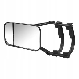 Additional mirror for towing a duo SUV trailer