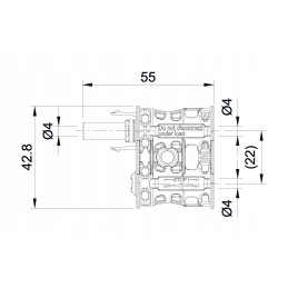Connector for parallel connections, evo2 azs4 tee