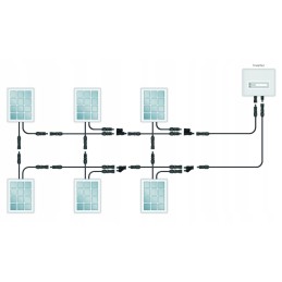 Connector for parallel connections, evo2 azs4 tee