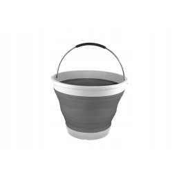 Silicone foldable camping bucket haba 10l