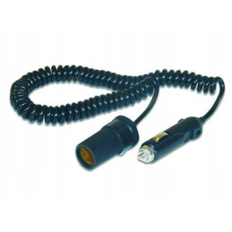 Brunner cigarette lighter socket spiral extension