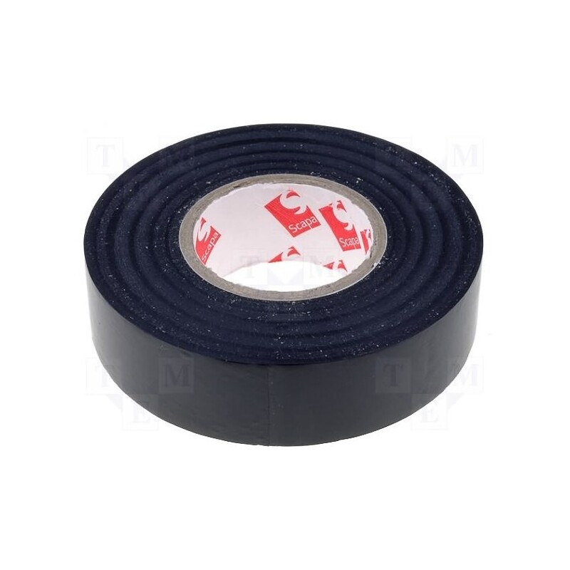 4 pcs x SCAPA - SCAPA-2702-50X25BLACK - Tape: electrical insulating, W: 50mm, L: 25m, Thk: 130um, rubber