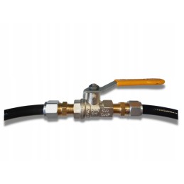 Valve for thermoplastic gasbank refueling hose