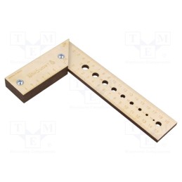 1 pcs x LeanCraft - KONKO-3-200-N - Try square, 200x120mm