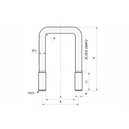 U-bolt type c m10 115x170 4