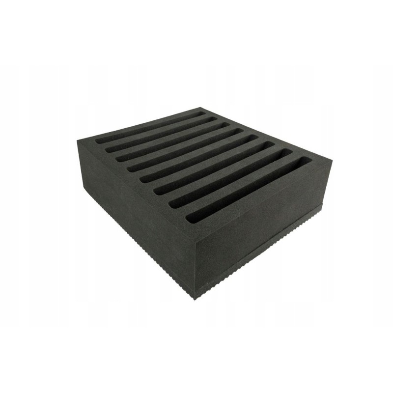 Foam organizer for plates, camper trailer Haba