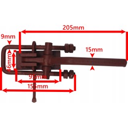 Side lock, tongue, left side clip, d35 d47