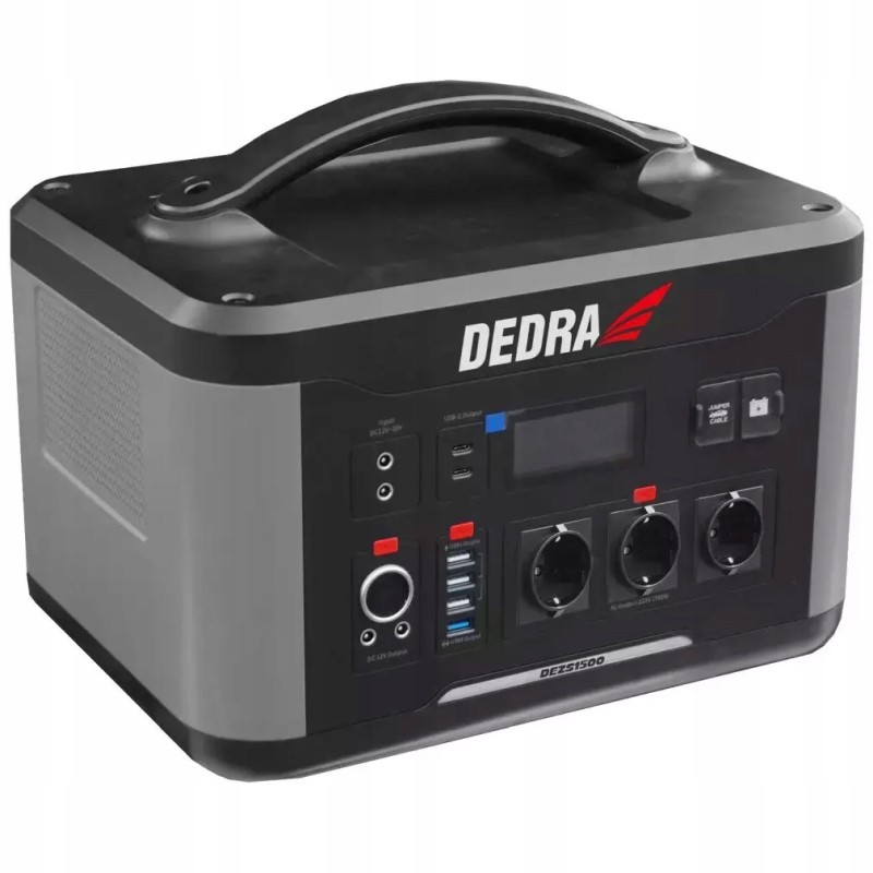 Portable power station dedra 1500w power bank