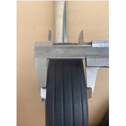 Maneuvering support wheel 150kg fi48 polyamide pb3