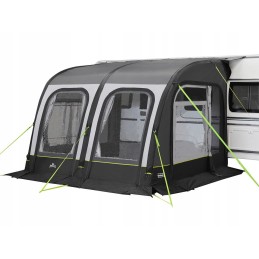 Pumped vestibule for camper trailer 320