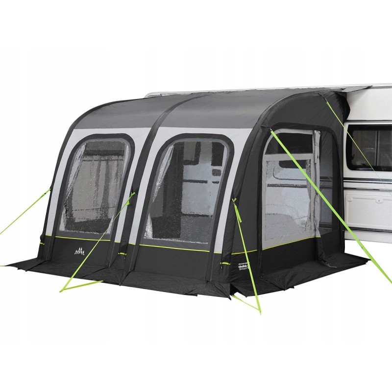 Pumped vestibule for camper trailer 320