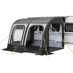 Pumped vestibule for camper trailer 320