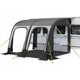 Pumped vestibule for camper trailer 320