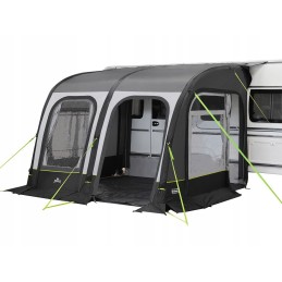 Pumped vestibule for camper trailer 320