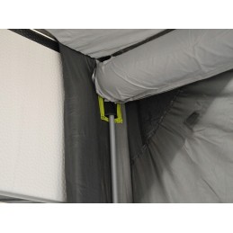 Pumped vestibule for camper trailer 320