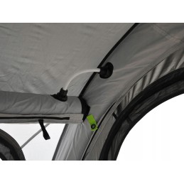 Pumped vestibule for camper trailer 320