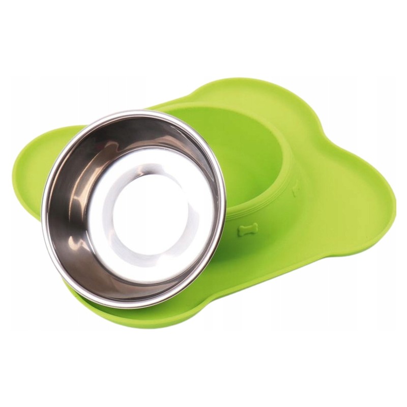 Bowl with silicone base for dogs and animals camp4 400ml