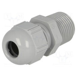 1 pcs x LAPP - 53016010 - Cable gland, NPT3/8', IP68, polyamide, grey