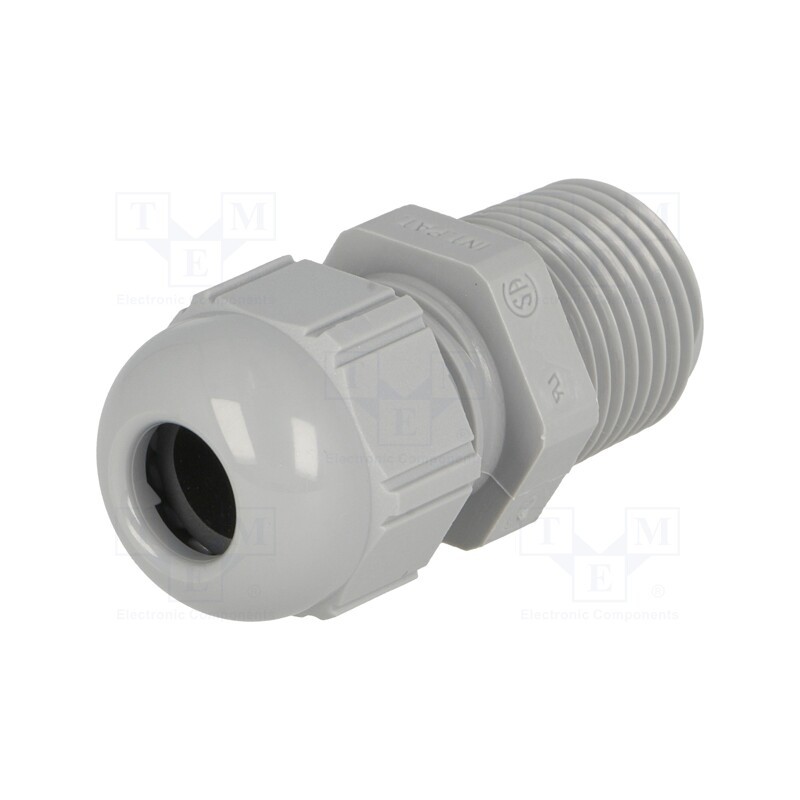 1 pcs x LAPP - 53016010 - Cable gland, NPT3/8', IP68, polyamide, grey