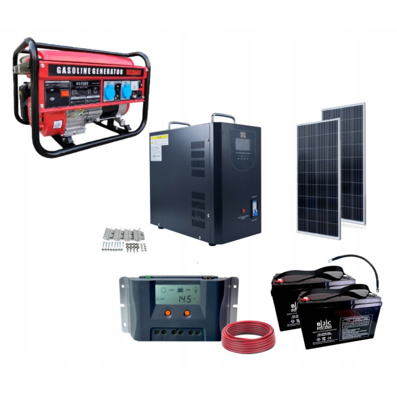 Island power supply set, 3 kW generator