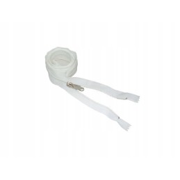 Zipper for the vestibule of the trailer tent, 165 cm, white
