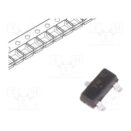 20 pcs x ONSEMI - BZX84C15LT1G - Diode: Zener, 0.3W, 15V, SMD, , SOT23, single diode