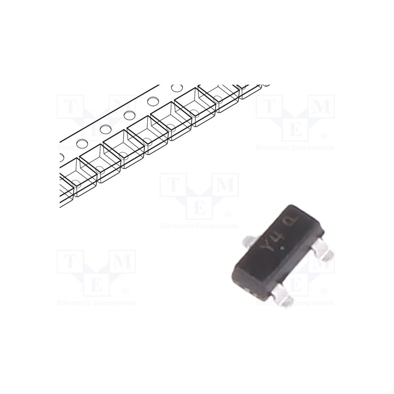 20 pcs x ONSEMI - BZX84C15LT1G - Diode: Zener, 0.3W, 15V, SMD, , SOT23, single diode