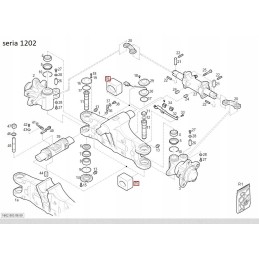 Linde beam cushion 351 39x 0009640122