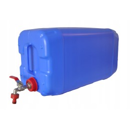 30-liter canister with a tap and a water tank