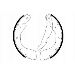 Brake shoes brake shoes Opel Astra F 91 98