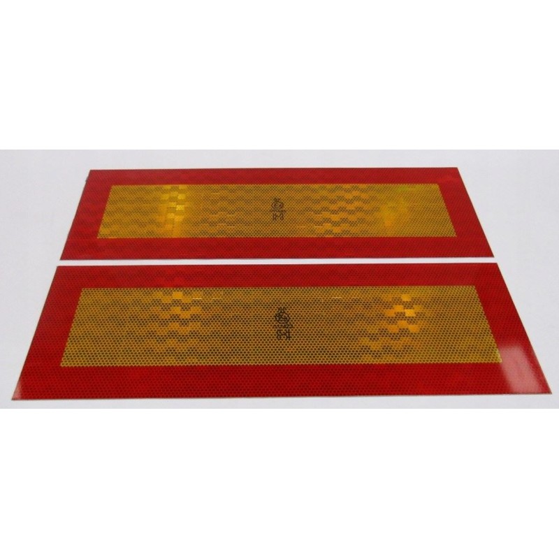 Trailer warning board, 2 pieces, 565x196, galvanized