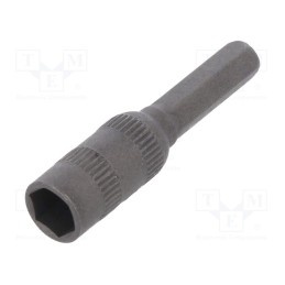 1 pcs x WIHA - 40660 - Screwdriver bit, 6-angles socket, Socket: HEX 5mm