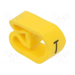 1 pcg x PARTEX - PA-30006AV40.T - Markers, Marking: T, 8÷16mm, PVC, yellow, -30÷60°C, leaded, PA-3