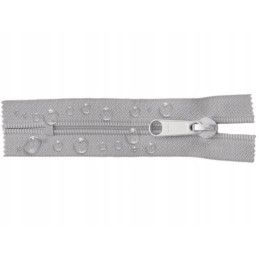 Zipper for the vestibule of the trailer tent, 210 cm, gray