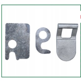 Lower sideboard hinge, hook, bolt, univversal trailer