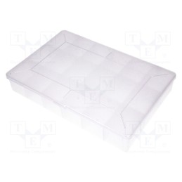 1 pcs x NEWBRAND - NB-BOX18B - Container: collective, with partitions, polypropylene