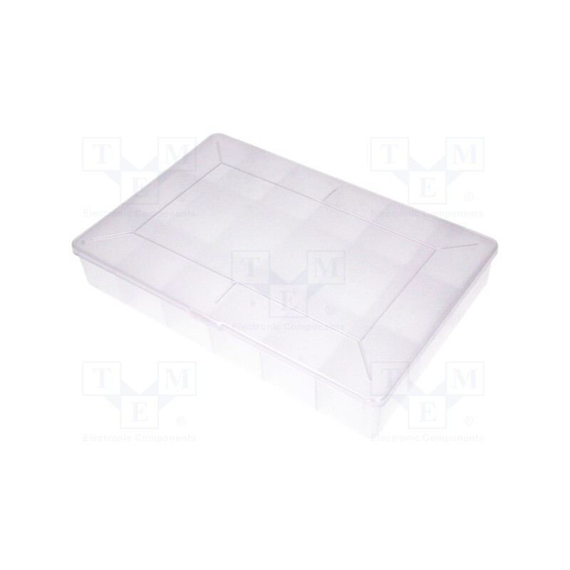 1 pcs x NEWBRAND - NB-BOX18B - Container: collective, with partitions, polypropylene